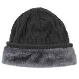 Winter,Cotton,Knitted,Beanie,Causal,Thickening,Windproof,Outdoor,Stretchable