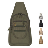 WPOLE,Unisex,Tactical,Chest,Backpack,Outdoor,Hiking,Riding,Canvas,Crossbody,Shoulder