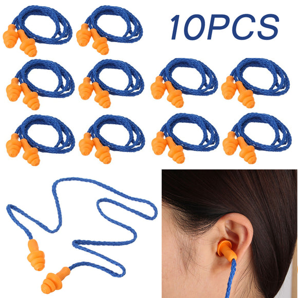 Pairs,Silicone,Plugs,Reusable,Hearing,Protection,Sleeping,Noise,Traveling,Studying,Earplugs