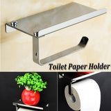 Stainless,Steel,Toilet,Tissue,Stand,Paper,Holder,Mounted,Bathroom,Paper