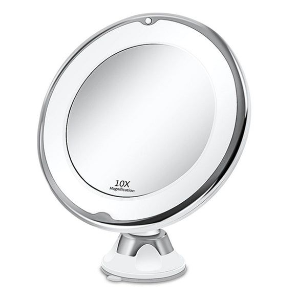 Magnifying,Makeup,Vanity,Cosmetic,Round,Bathroom,Mirrors,Light
