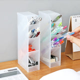 Inclined,Insert,Scrub,Holder,Stationery,Desktop,Storage,Transparent,Makeup,Brush,Storage