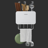 Multifunction,Mounted,Storage,Tableware,Drain,Shelf,Holder