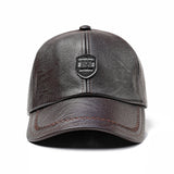 Winter,Artificial,Leather,Cotton,Lining,Letter,Badge,Outdoor,Adjustable,Baseball