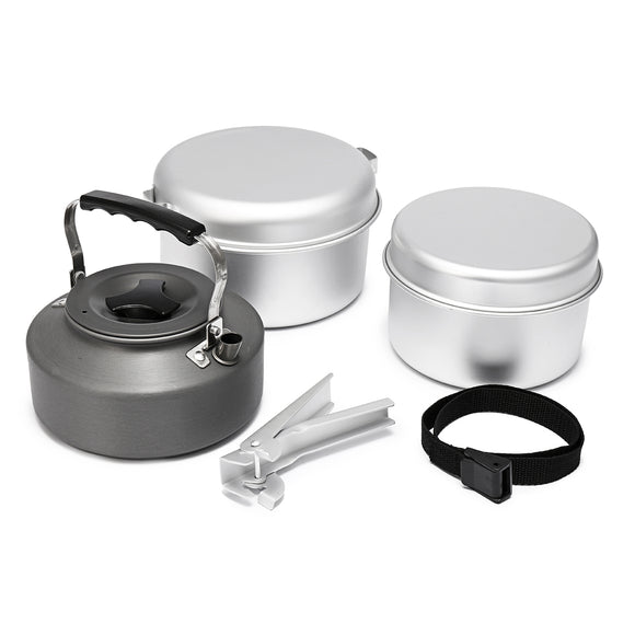 People,Outdoor,Camping,Picnic,Cookware,Aluminium,Kettle,Portable,Tableware