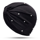 Women,Muslim,Crossword,Cotton,Flexible,Earmuffs,Turban,Winter,Beanie