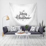 Loskii,Christmas,Tapestry,Hanging,Santa,Print,Tapestry,Decor,Christmas,Decorations
