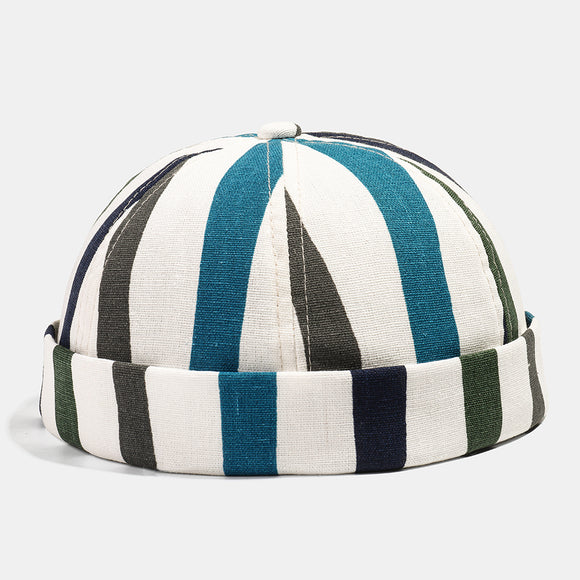 Collrown,Stripe,Beret,Street,Trends,Melon,Vintage,Innocent,Metal,Standard,Sailor,Brimless