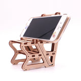 Assembly,Wooden,Chair,Birch,Phone,Shelf,Holder,Model,Children,Science,Model,Building