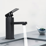 Matte,Black,Bathroom,Faucet,Basin,Mixer,Single,Handle