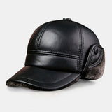 Trapper,Men's,Thick,Outdoor,Earmuffs,Cotton,Leather,Baseball