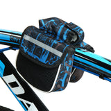 Polyester,Reflective,Double,Touch,Screen,Front,Frame,Bicycle,Pouch,Cycling