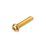 Suleve,M2AH2,50Pcs,Titanium,Plated,Socket,Button,Screws,Alloy,Steel,Grade,Screw