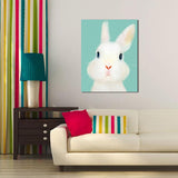 Miico,Painted,Paintings,Cartoon,Rabbit,Paintings,Decoration