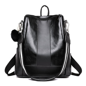 Women,School,Leather,Girls,Backpack,Outdoor,Travel,Portable,Handbag,Shoulder