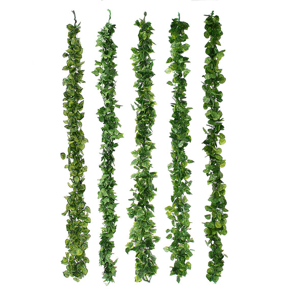 198cm,Artificial,Foliage,Green,Hanging,Garland,Plant,Wedding,Decorations