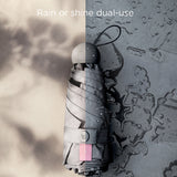 Beneunder,Folding,Sun&rain,Umbrella,Vinyl,Protection,Multiple,Colors,Lightweight,Pocket,Umbrella