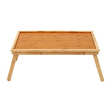 Bamboo,Wooden,Table,Folding,Serving,Breakfast