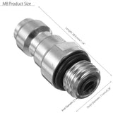 M8x1.0,Threads,Nipple,Stainless,Steel,Foster,Fitting,Screwed,Joint