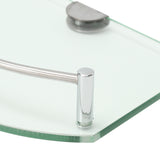 Bathroom,Glass,Shower,Corner,Shelf,Rectangle,Shelf,Bracket,Mounted,Storage