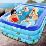 Children,Inflatable,Bathtub,Thickened,Bubble,Bottom,Adult,Paddling