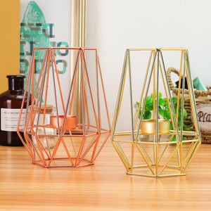 Geometric,Candlestick,Metal,Candle,Holder,Wedding,Decorations,Nordic,Style