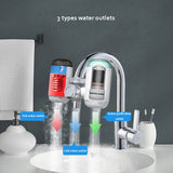 3000W,Three,Water,Outlets,Temperature,Display,Electric,Instant,Heating,Faucets,Kitchen,Hot&Cold,Water,Heater,Water,Purifier