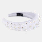 Pearl,Sponge,Headband,Multicolor,Ladies,Headband