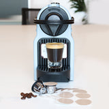 Stainless,Steel,Nestle,Refillable,Coffee,Capsule,Aluminum,foil&Powder,Hammer&Spoon,Storage,Nespresso,Machine