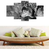 Black,White,Canvas,Print,Animal,Paintings,Decor