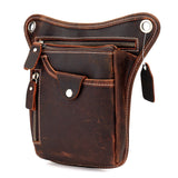 Vintage,Leather,Motorcycle,Rider,Waist,Fanny,Crossbody,Pouch