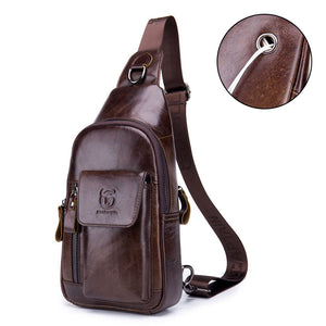 Leather,Chest,Shoulder,Outdoor,Travel,Cross,Messenger