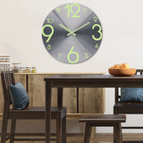 Luminous,Clock,Number,Quartz,Hanging,Clocks,Bedroom,Decor