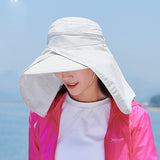 Women,Summer,Protection,Foldable,Visor,Bucket,Riding,Cycling