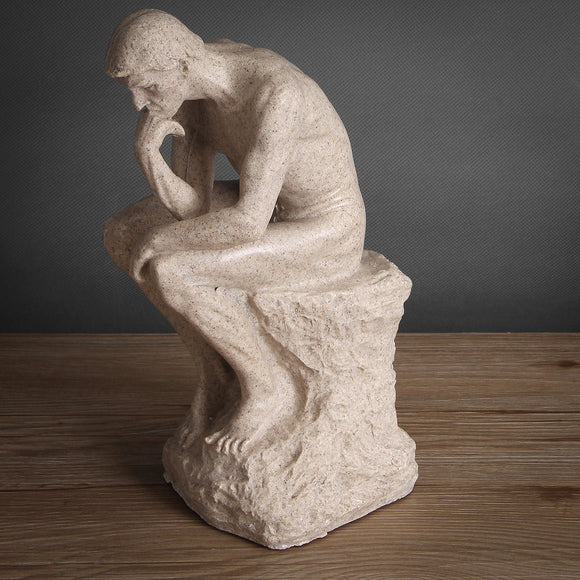 Stone,Marble,Abstract,Carved,Statue,Sculpture,Figurine,Thinker,Decorations