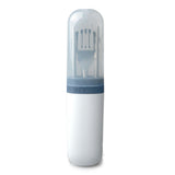 Kalar,Portable,Dinnerware,Stainless,Steel,Chopsticks,Forks,Spoon,Traveling,Kitchen,Tableware,Storage