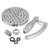 Bathroom,Sprayer,Round,Polished,AdjustableTwo,Rainfall,Shower