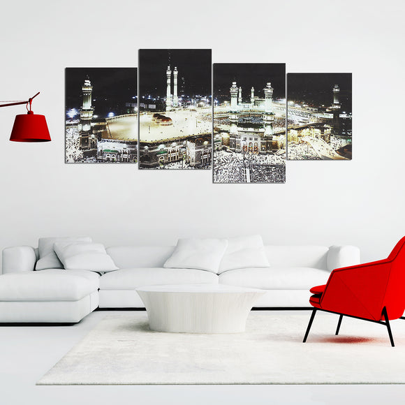 Islamic,Mecca,Kaaba,Poster,Canvas,Print,Decor,Paintings