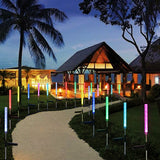 Solar,Light,Bubble,Tubes,Outdoor,Garden,Lights,Plastic,Rechargeable