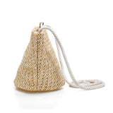 Women,Straw,Woven,Beach,Handbag,Shoulder,Outdoor,Travel