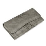 Women,Retro,Hollow,Wallet,Leather,Purse,Money,Holder,Handbag,Camping,Travel