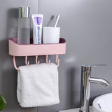 Bathroom,Shelf,Organizer,Shower,Shampoo,Holder,Storage,Punch