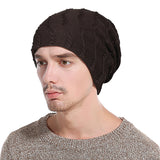 Winter,Cotton,Knitted,Beanie,Causal,Thickening,Windproof,Outdoor,Stretchable