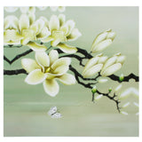 Modern,Magnolia,Paint,Flower,Painting,Canvas,Decor,Mural,Paintings
