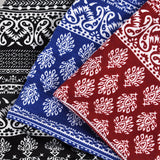 Womens,Summer,Ethnic,Printting,Beanie,Scarf,Cotton,Double,Turban