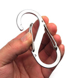 Outdoor,Equipment,Large,Safety,Buckle,Stainless,Steel,Carabiner,Climbing,Hiking,Keychain
