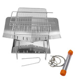 Portable,Folding,Barbecue,Grill,Stainless,Steel,Camping,Stove,Outdoor,Picnic,Camping