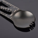 IPRee,Multifunctional,Tools,Stainless,Steel,Spoon,Climbing,Buckle,Scales,Outdoor,Camping