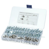 120pcs,Spire,Clips,Chimney,Fasteners,Assorted,Tapping,Screws