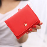 Women,Crown,Short,Money,Wallet,Purse,Holder,Wallets